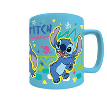 Lilo a Stitch hrnek s návlekem Stitch modrý