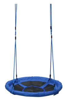 Houpací kruh síť průměr 100 cm - modrý