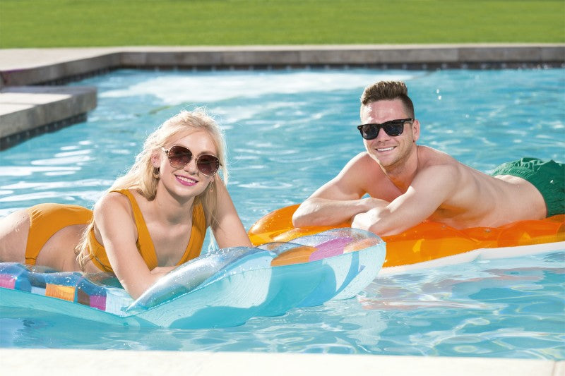 Nafukovací lehátko Summer 1,88 m x 71 cm oranžové