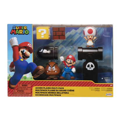 Sada 5 figurek Super Mario Diorama 6 cm