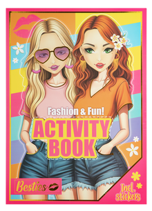Kniha pro módní kreativity Faschion and fun A4 Besties