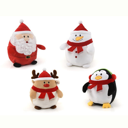 Plyšové Vánoční figurky mačkací "Squishy"  20 cm