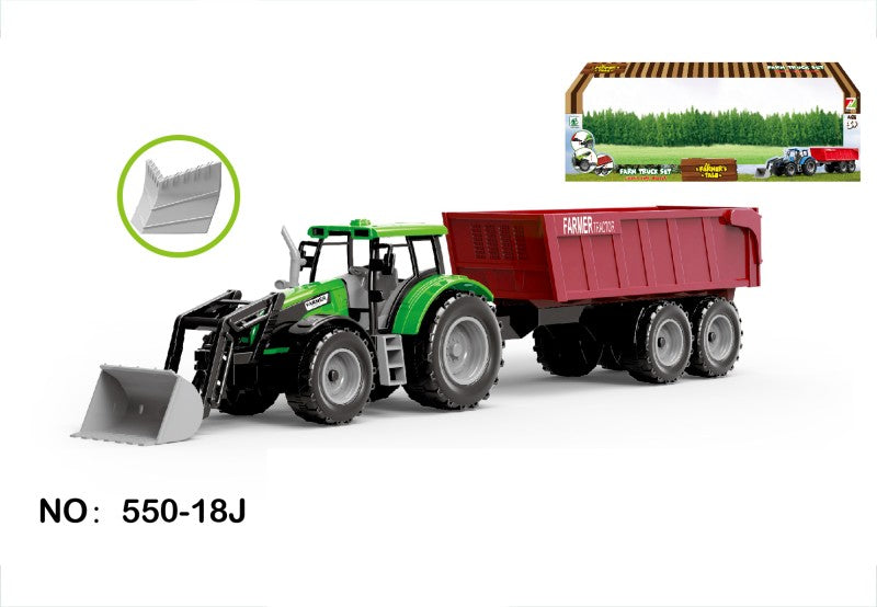 Traktor farmářský zelený
