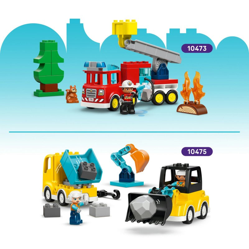LEGO® 10471 DUPLO® Modrá policejní motorka