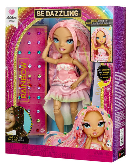 Rainbow High Be Dazzling Fashion panenka - Adeline Rose růžová