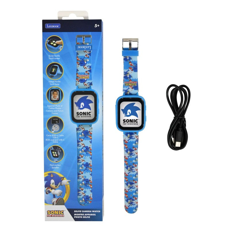 Lexibook hodinky s kamerou Sonic a 8GB SD kartou