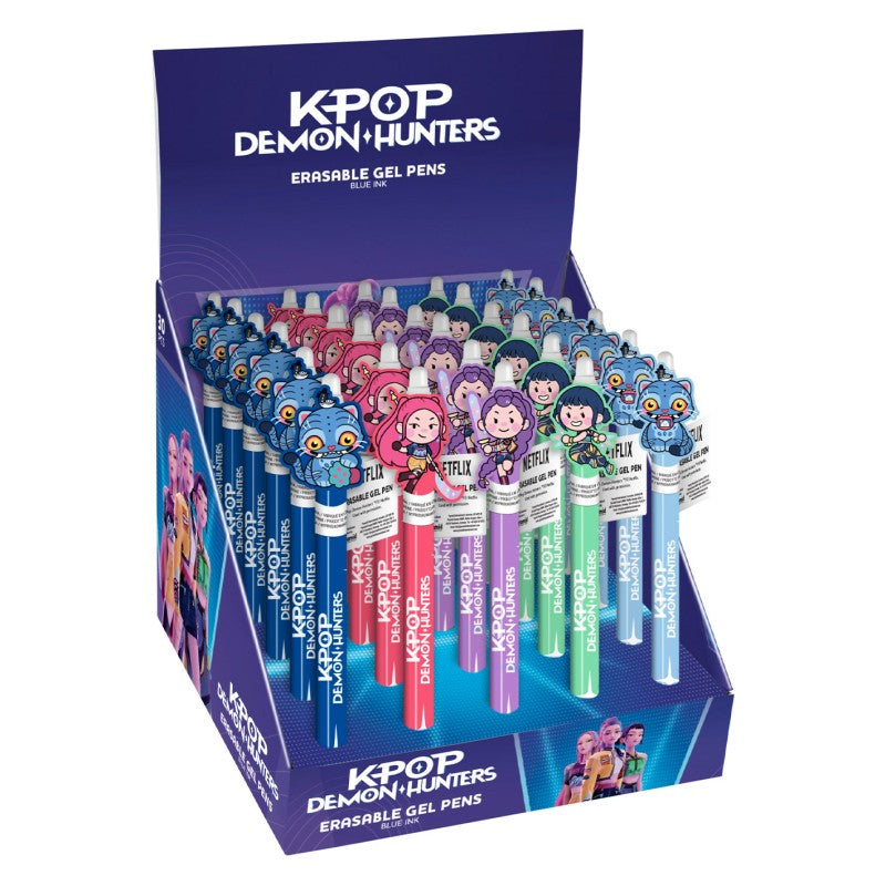 K-pop Demon Hunters gumovací gelové pero s klipem DPL30