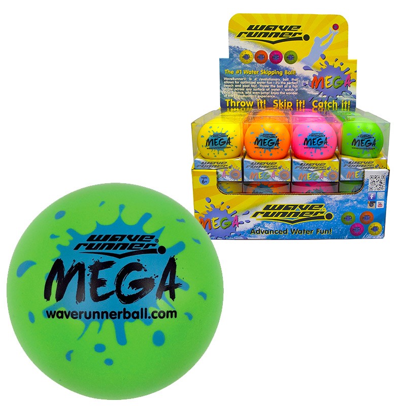 JumpGeniX Mega Wave Runner 9 cm žlutý