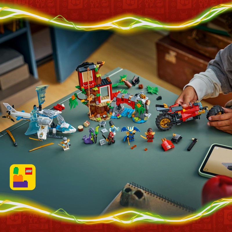 LEGO® 71857 NINJAGO®Souboj nindža vozidel a domek na stromě
