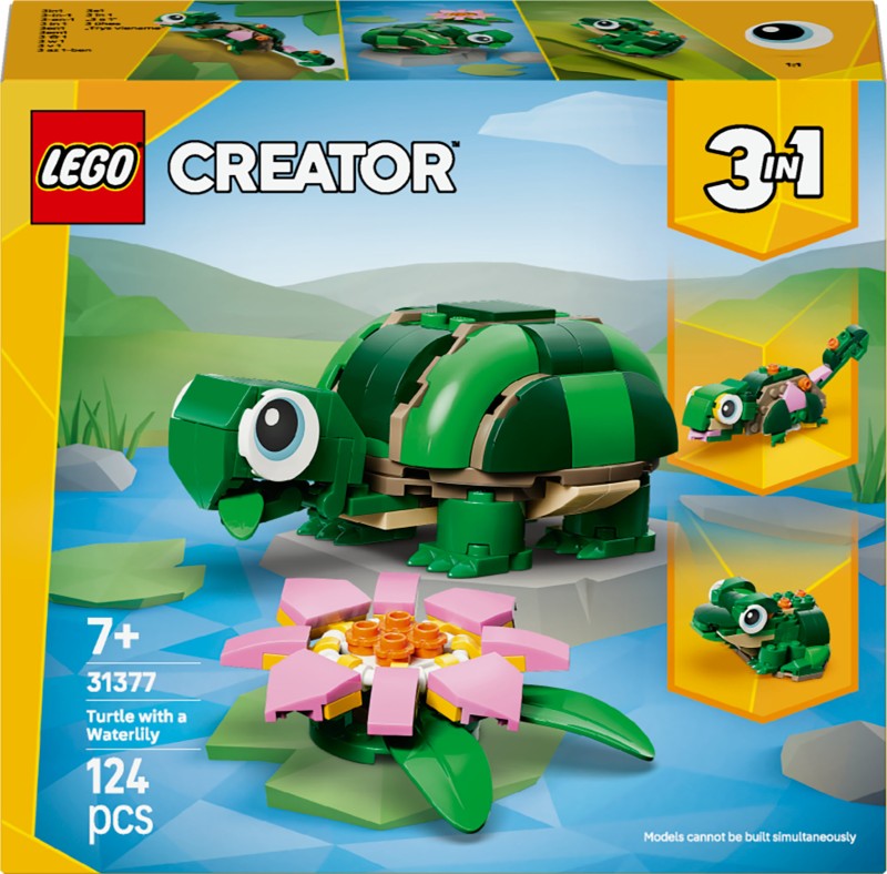 LEGO® 31377 Creator 3v1 Želva s leknínem