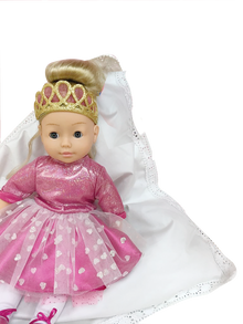Panenka Bambolina Molly princezna se 3 písničkami