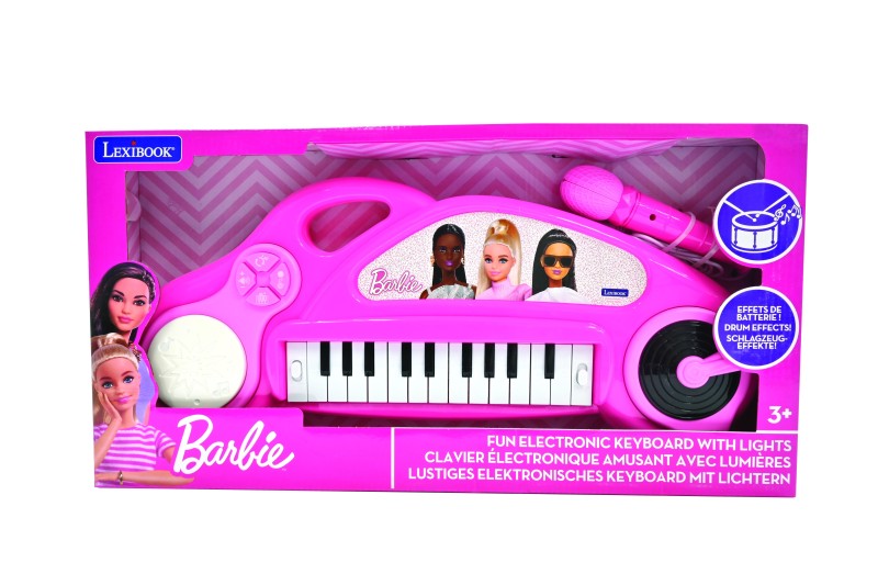 Lexibook elektronické klávesy Barbie s mikrofonem - 24 kláves