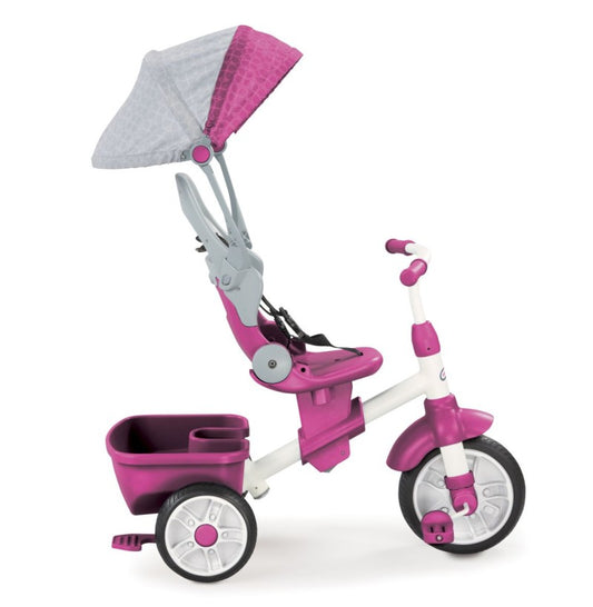 Little Tikes Tříkolka 4v1 Perfect Fit růžová