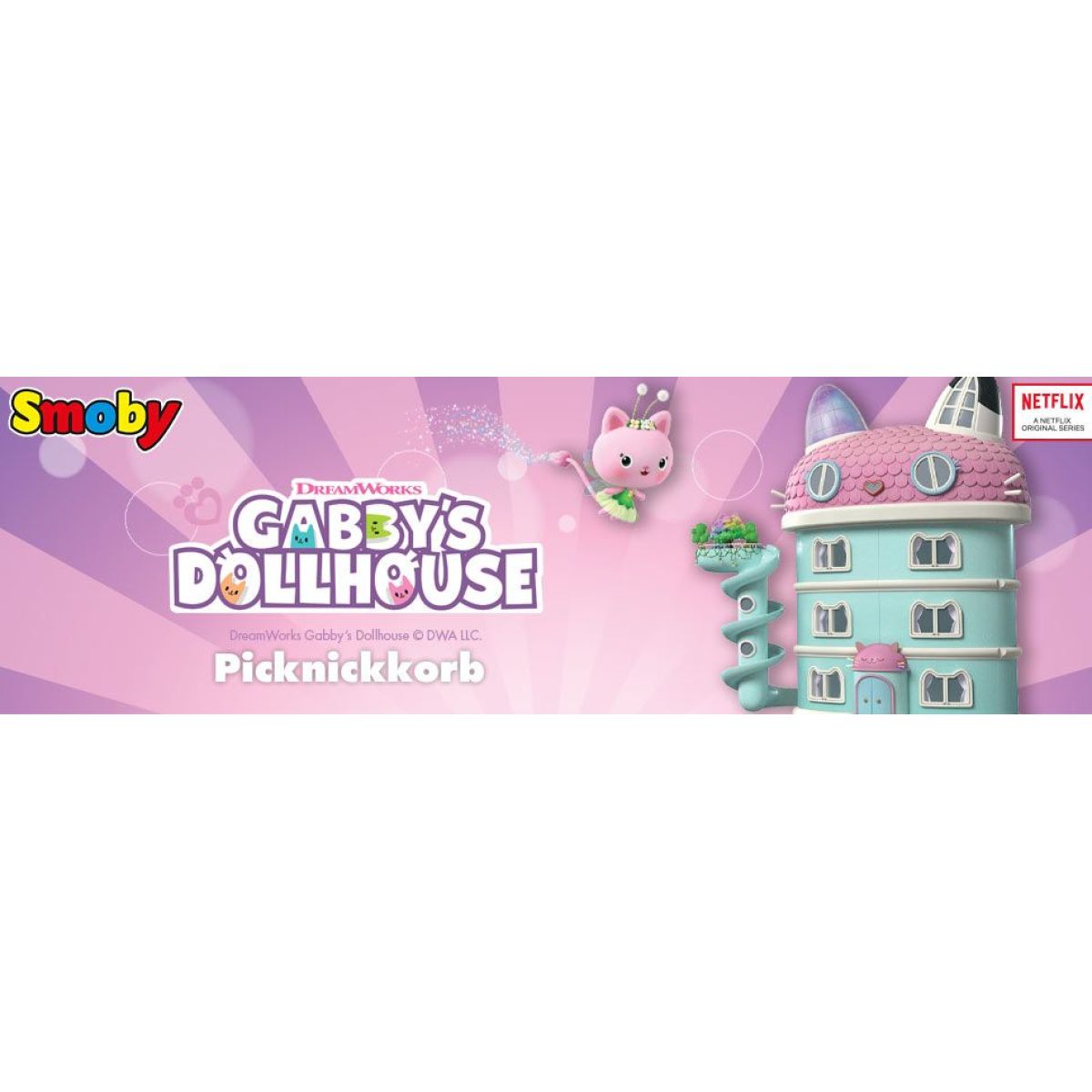 Smoby Gábinin kouzelný domeček Piknikový koš 2 v 1