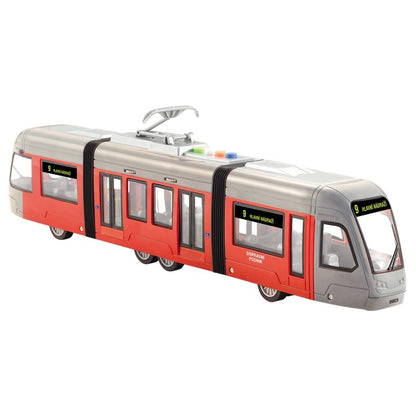 Tramvaj na setrvačník, se světlem a hudbou