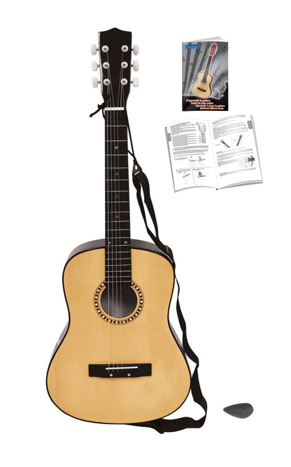 Lexibook dřevěná akustická kytara 36''/91 cm s taškou