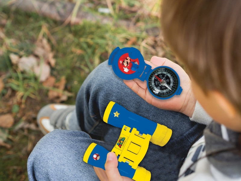 Lexibook Super Mario set vysílačky, dalekohled, baterka, kompas