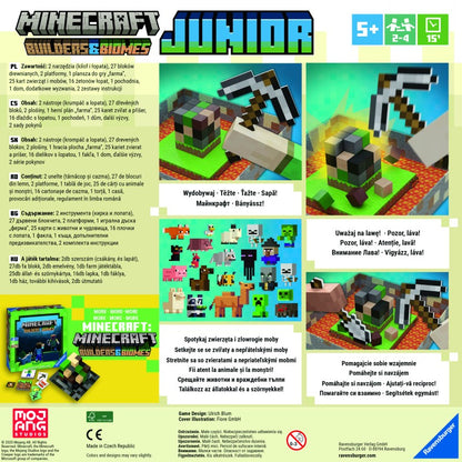 Společenská hra Minecraft: Builders & Biomes Junior