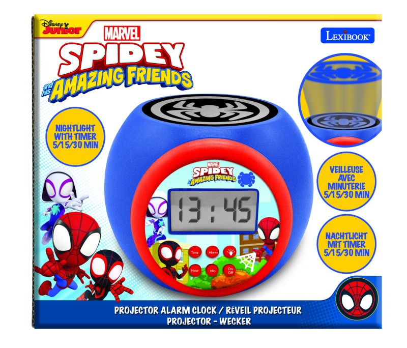 Lexibook budík Spidey se stropním projektorem