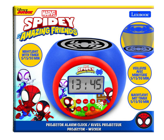 Lexibook budík Spidey se stropním projektorem