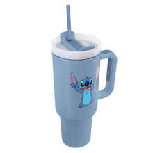 Lilo a Stitch cestovní hrnek s brčkem modrý