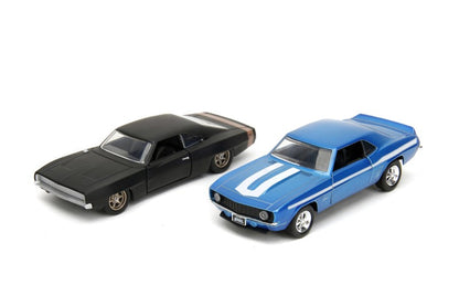 Rychle a zběsile Twin Pack 1969 Chevrolet a 1968 Dodge Charger Wide Body 1:32 W2/1
