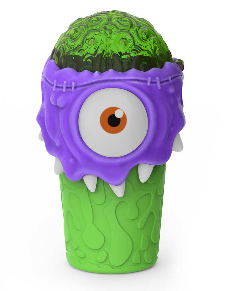 Slushy Maker Monster výroba ledové tříště Fialová hlava