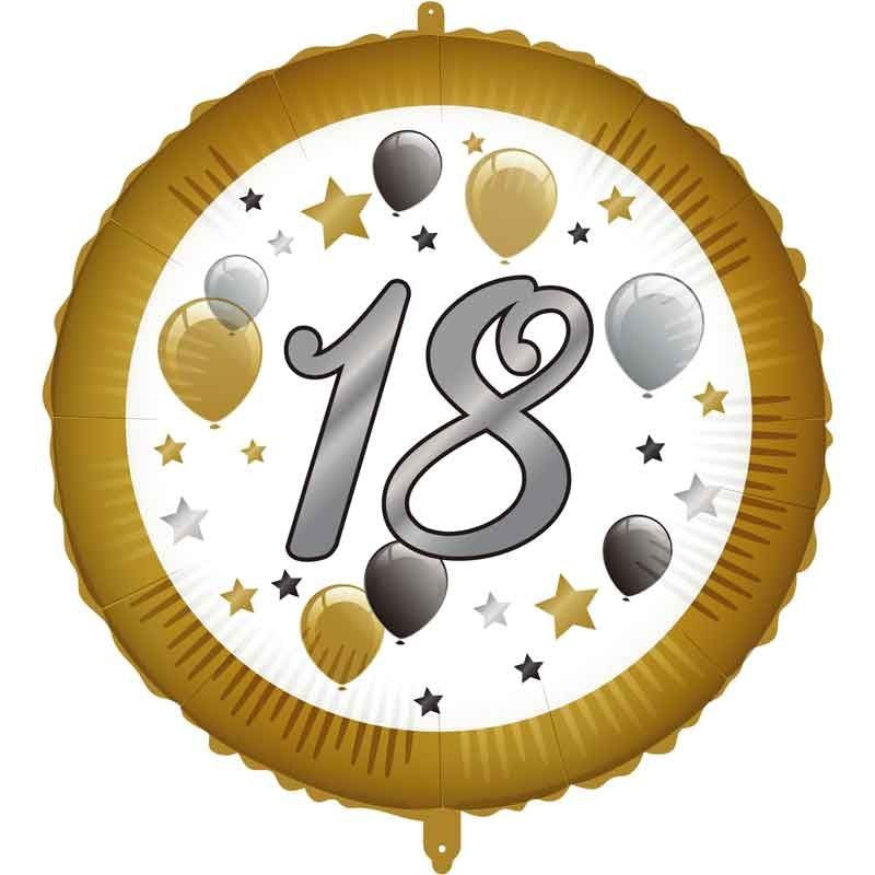Balónek foliový s Balónky "18" 46 cm