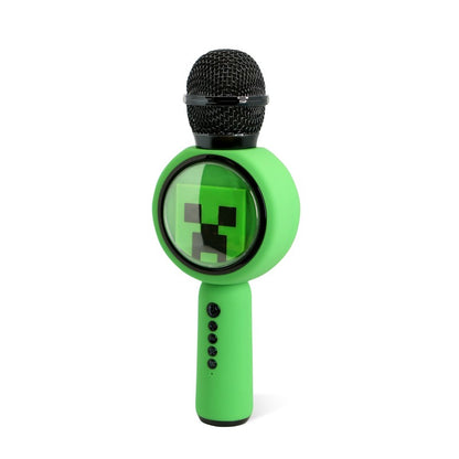 Mikrofon karaoke Minecraft PopSing LED