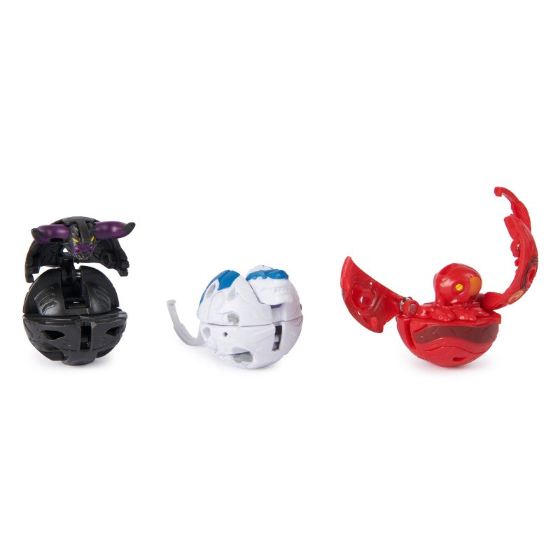 Bakugan 5 balení speciální útok s6 Hammerhead, Titanium Dragonoid, Nillious
