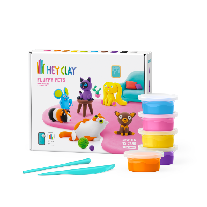 Modelovací hmota Hey Clay Roztomilí mazlíčci