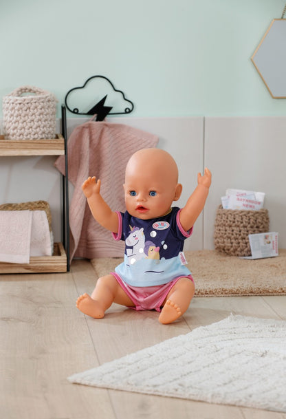 BABY born Pyžamko jednorožec, 43 cm
