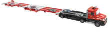 Hasičský truck 2v1 se světlem a zvukem a 6 auty