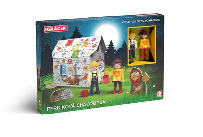 Igráček Perníková chaloupka - kreativní set s pohádkou