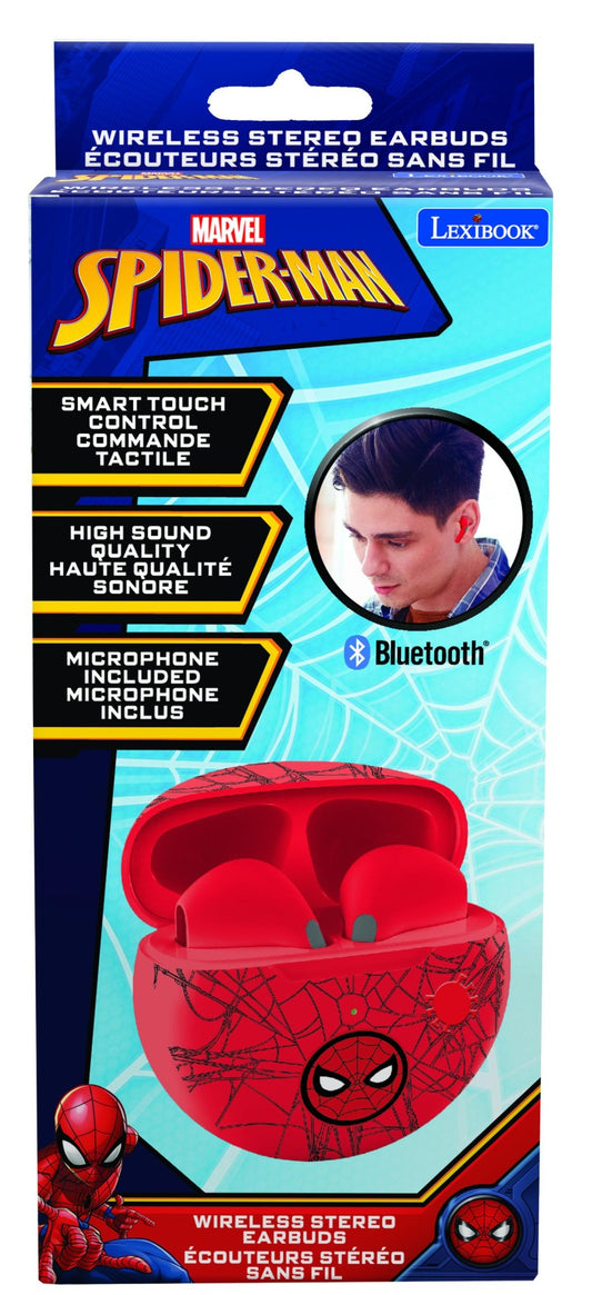 Lexibook bluetooth sluchátka do uší Spiderman s vestavěným mikrofonem