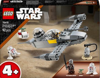 LEGO® Star Wars™ 75410 Mando, Grogu a stíhačka N-1 Starfighter™