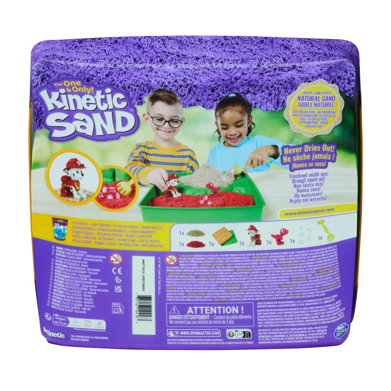 Kinetic Sand Tlapková patrola 3 sada s figurkou Marshall