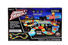 Variabilní dráha svítící ve tmě 220 dílů + autíčko s LED svě