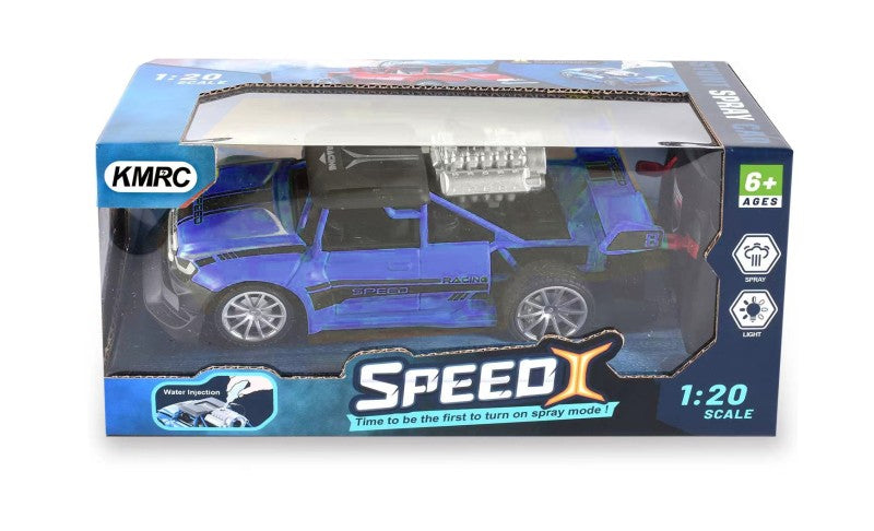 Auto 1:20 s efektem kouře RC červené