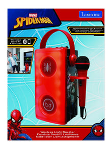 Lexibook bluetooth reproduktor Spiderman s mikrofonem a světelnými efekty