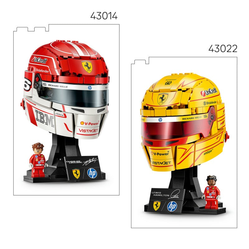 LEGO® Editions 43022 Helma Lewis Hamilton ze Scuderia Ferrari HP