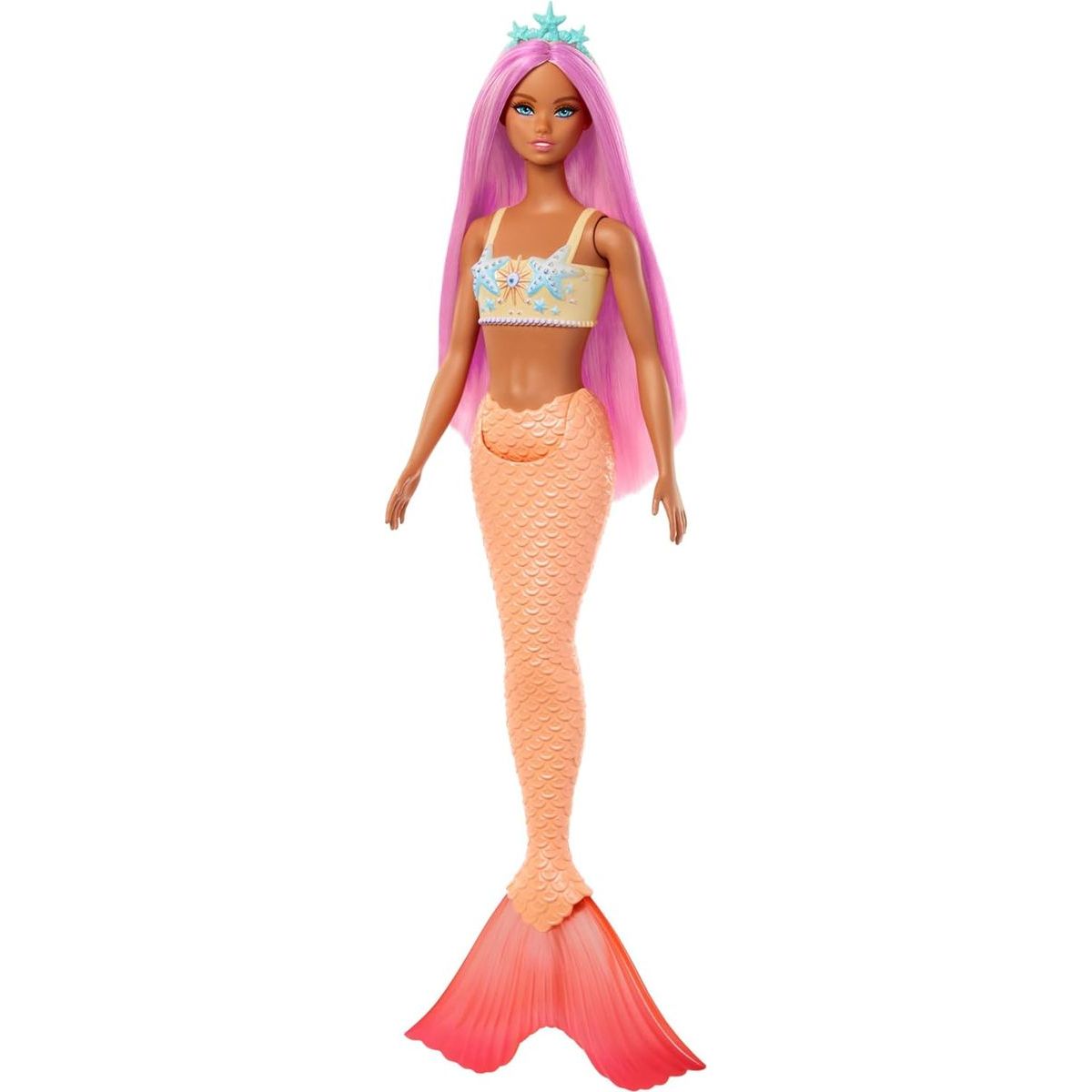 Barbie pohádková mořská panna žlutá