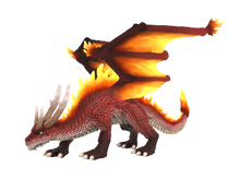 Mýtický drak - Ohnivý