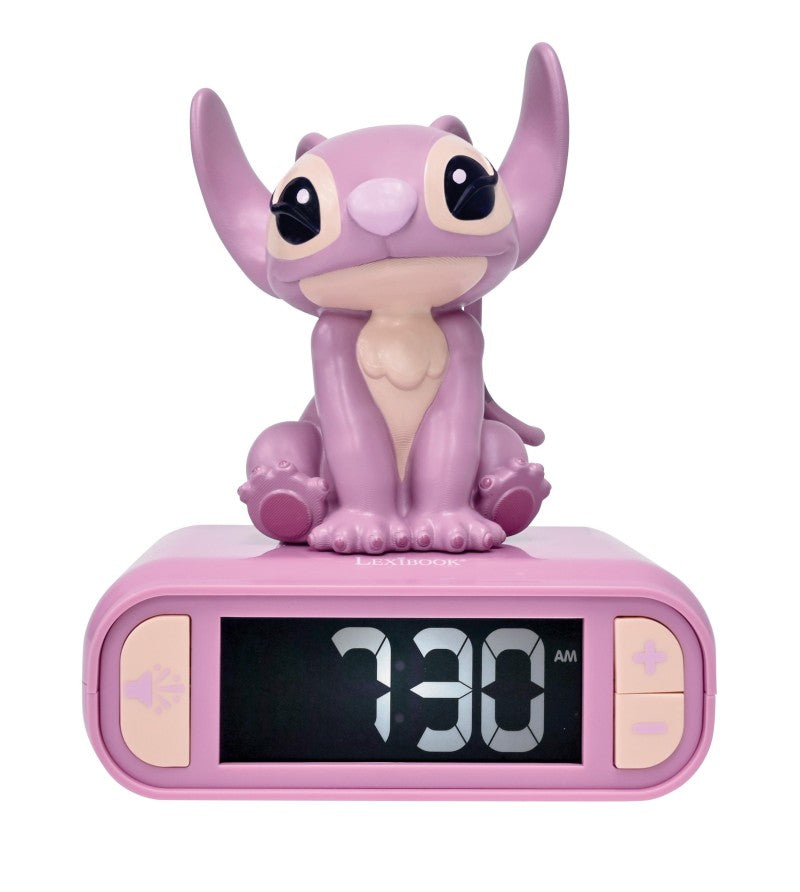 Lexibook budík Stitch Angel se svítící figurkou