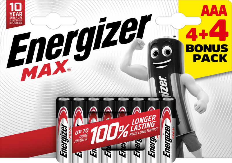 Energizer MAX AAA 4+4 zdarma