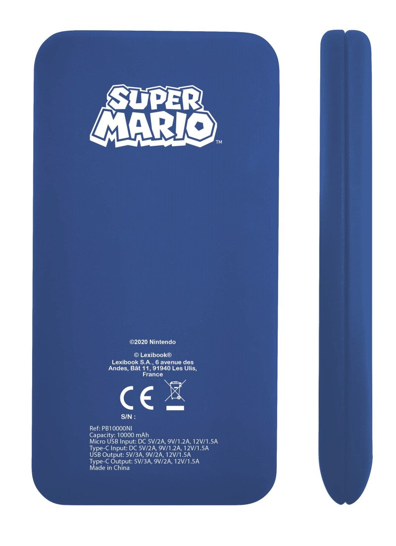 Lexibook rychlonabíjecí power banka Super Mario 10 000 mAh