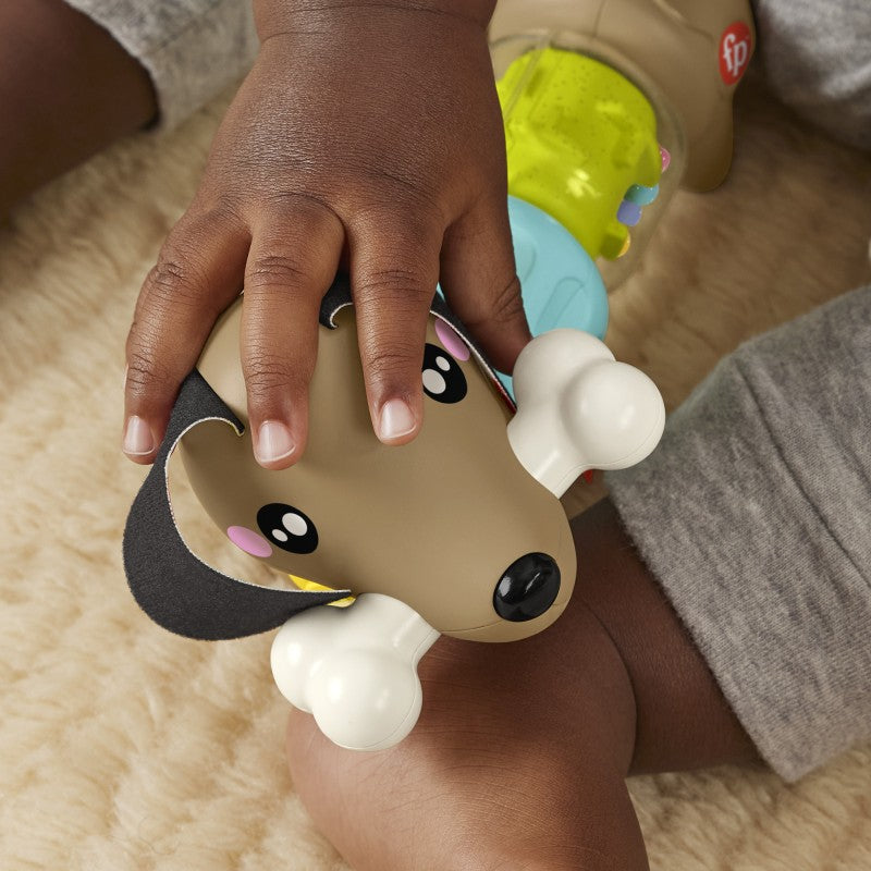 Fisher Price chrastící a klapající jezevčík