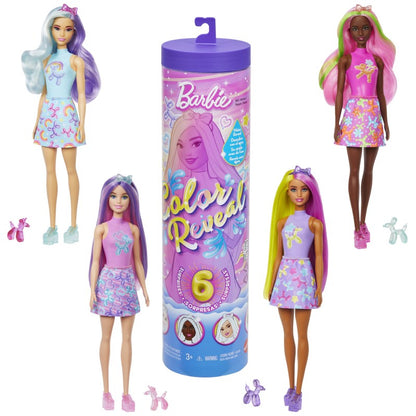 Barbie color reveal Barbie balónková zvířátka