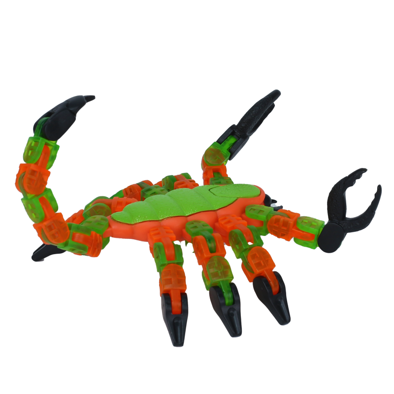 Klixx Creaturez Škorpion zeleno-oranžový