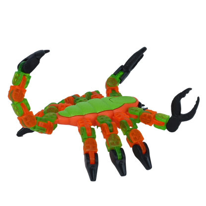 Klixx Creaturez Škorpion zeleno-oranžový